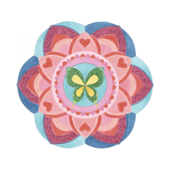 Kleurboek Graffy Pop Mandala Meisje