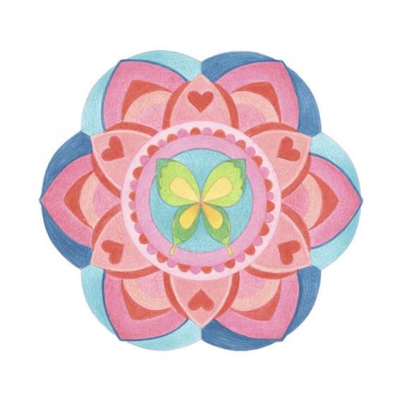 Kleurboek Graffy Pop Mandala Meisje