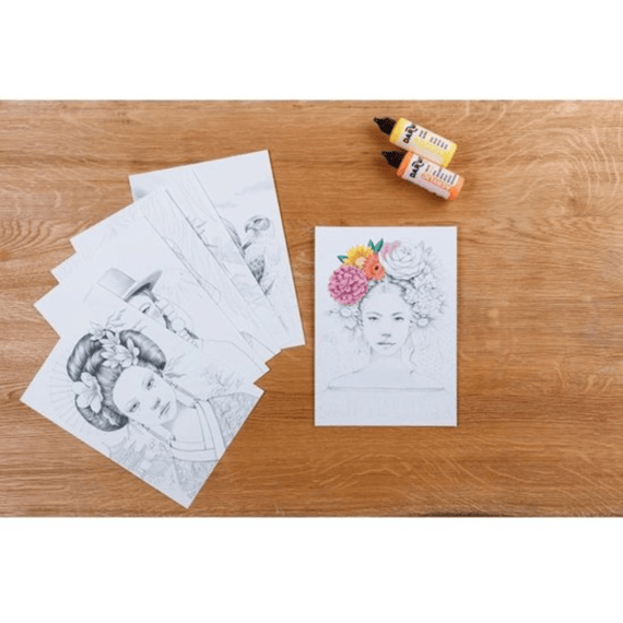 Kleurboek Odelia A4 Vrouwen