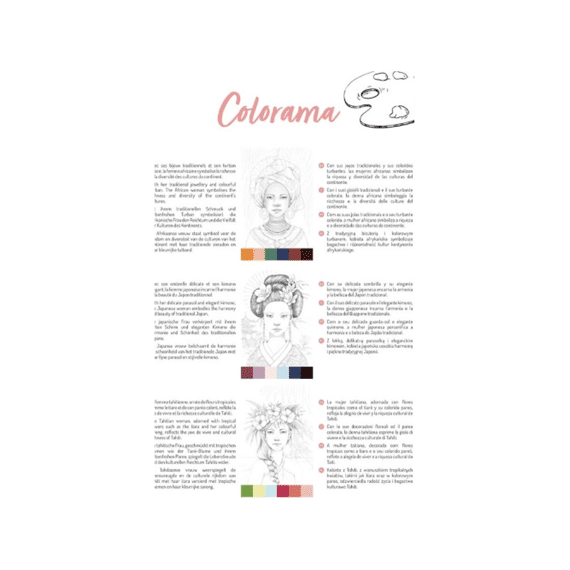 Kleurboek Odelia A4 Vrouwen