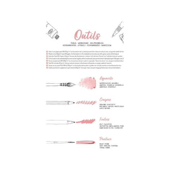 Kleurboek Odelia A4 Vrouwen
