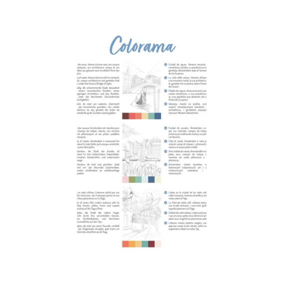 Kleurboek Odelia A4 Steden
