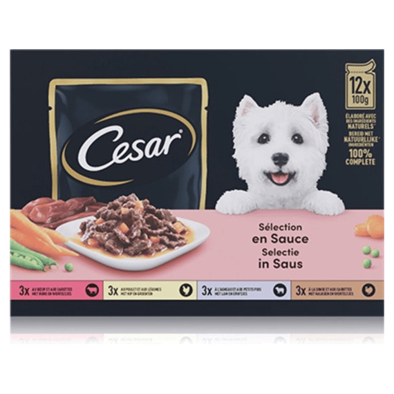 Cesar Pouch Multipack 8x150g