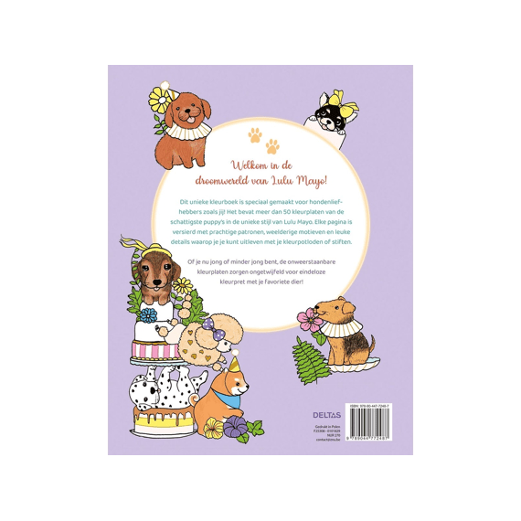 Kleurboek Schattige Puppys