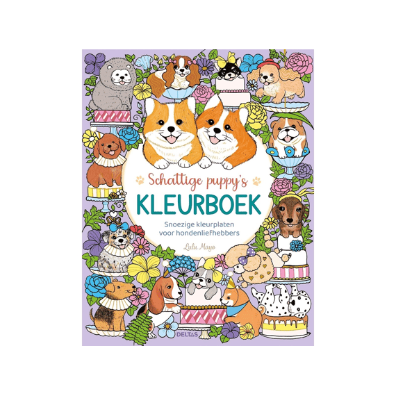 Kleurboek Schattige Puppys