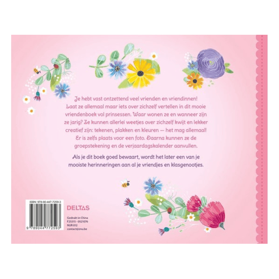 Vriendenboek Lieve Prinsessen