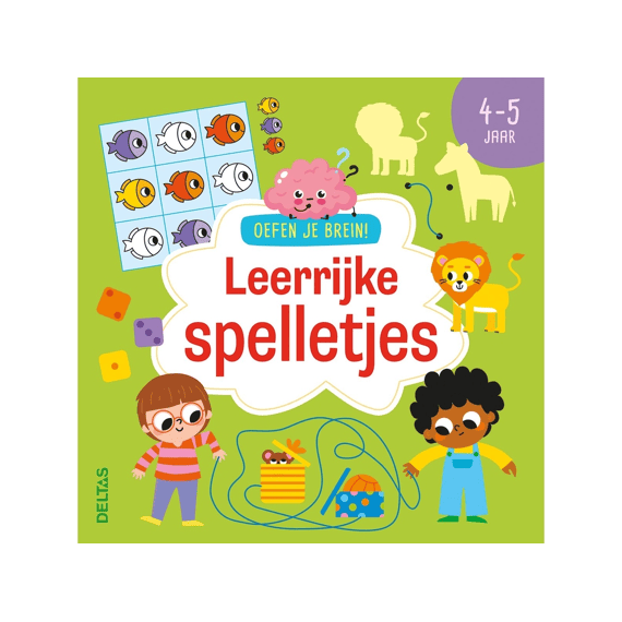 Oefen Je Brein! Leerrijke Spelletjes 4-5 Jaar