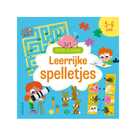 Oefen Je Brein! Leerrijke Spelletjes 5-6 Jaar