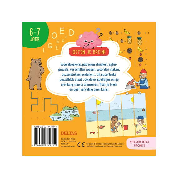 Oefen Je Brein! Leerrijke Spelletjes 6-7 Jaar
