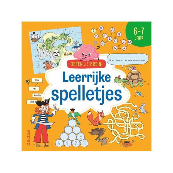 Oefen Je Brein! Leerrijke Spelletjes 6-7 Jaar