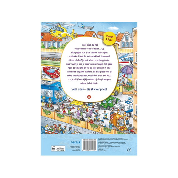 Mijn Leuke Zoekboek Met Stickers Voertuigen