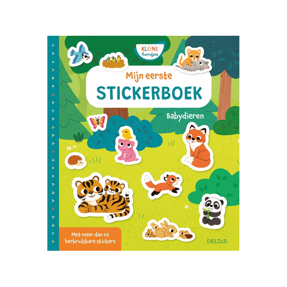 Mijn Eerste Stickerboek Kleine Handjes Babydieren