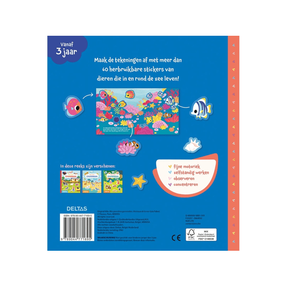 Mijn Eerste Stickerboek Kleine Handjes Dieren Van De Zee