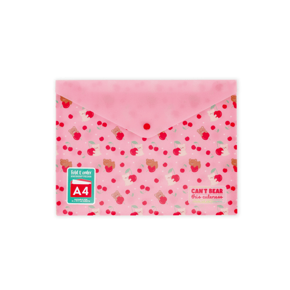 Legami Mapje Fold & Order Teddy Cherry
