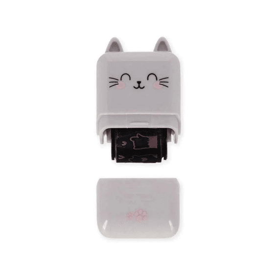 Legami Deco Roller Stempel Roze Kitty
