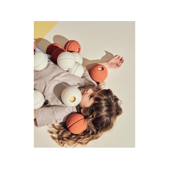 Modu Foam Bal Sand Grey Honey Yellow 3 Stuks