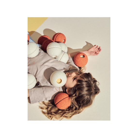 Modu Foam Bal Sand Grey Honey Yellow 3 Stuks