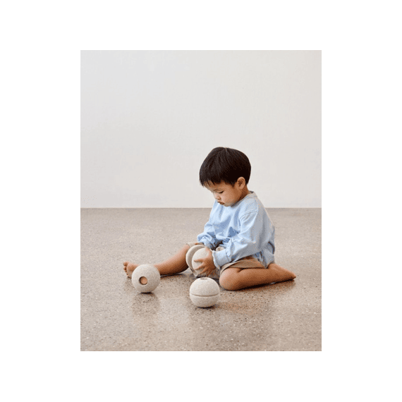 Modu Foam Bal Sand Grey Honey Yellow 3 Stuks