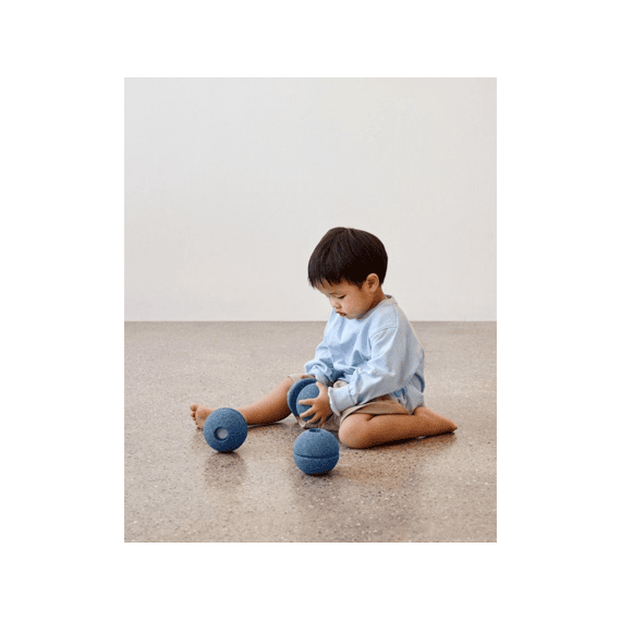Modu Foam Bal Deep Blue Sky Blue 3 Stuks
