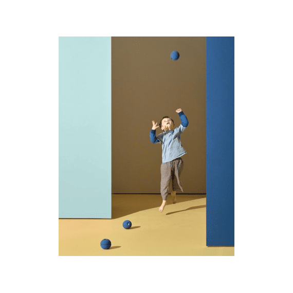 Modu Foam Bal Deep Blue Sky Blue 3 Stuks