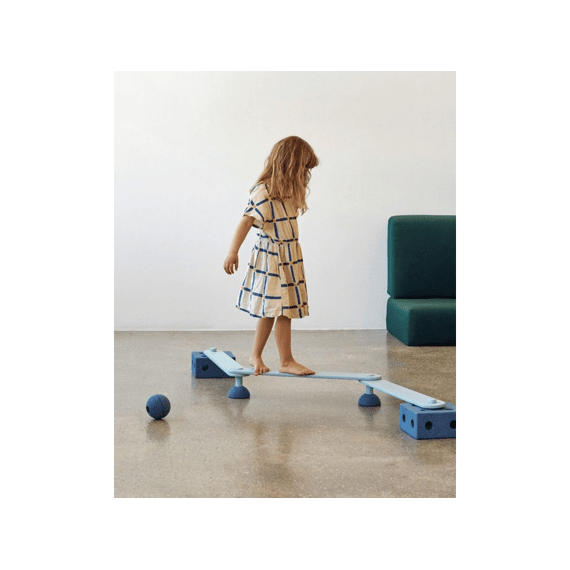 Modu Foam Bal Deep Blue Sky Blue 3 Stuks