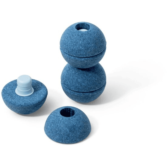Modu Foam Bal Deep Blue Sky Blue 3 Stuks