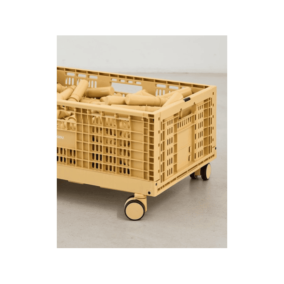 Modu 4 Wielen Voor Opbergbak Modu Honey Yellow