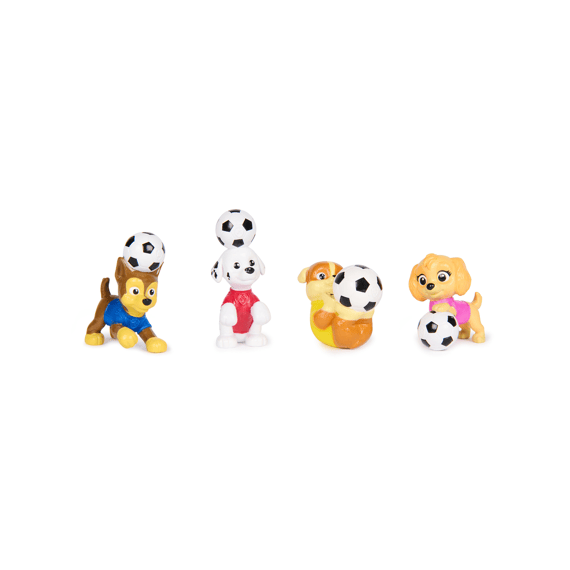Paw Patrol Pup Squad Football Pups 4-pack