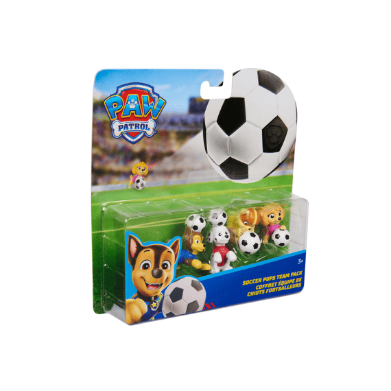 Paw Patrol Pup Squad Football Pups 4-pack