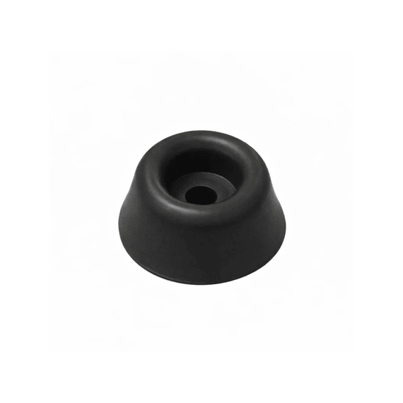 Buffers Rubber 19x9 Mm Per 4  Zwart