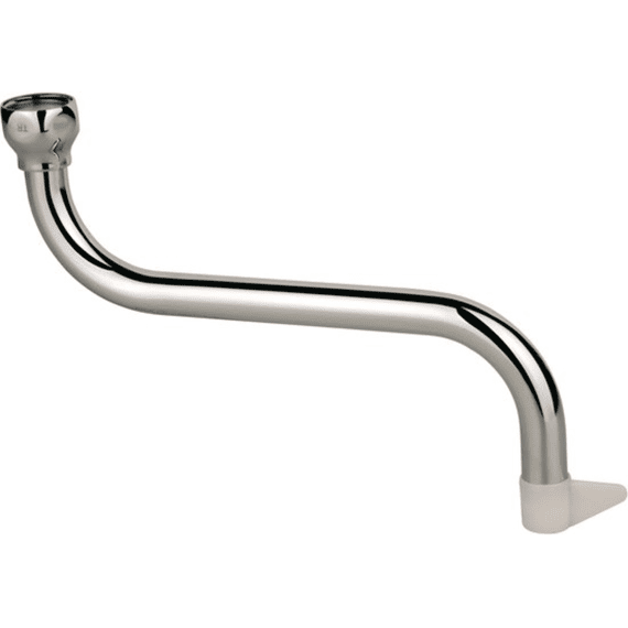 S-buisuitloop Chroom 1/2 X 160 Mm