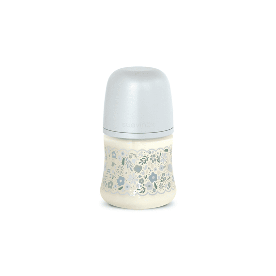 Suavinex Wonderland Fles 150ml Zuigspeen SXpro S Liberty Blauw