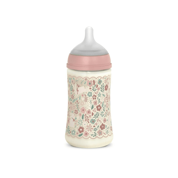 Suavinex Wonderland Fles 270ml Zuigspeen SXpro M Liberty Roze