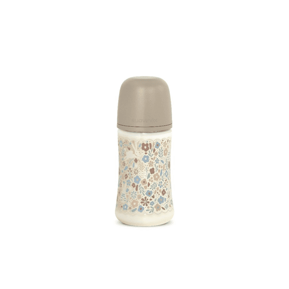Suavinex Wonderland Fles 270ml Zuigspeen Sxpro M Liberty Beige
