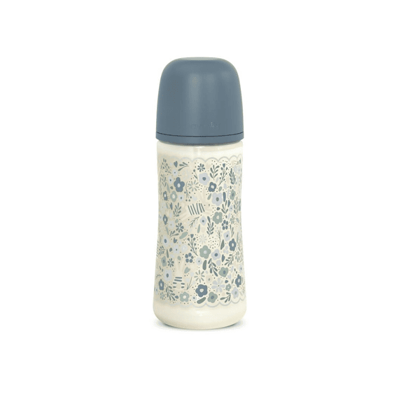 Suavinex Wonderland Fles 360ml Zuigspeen SXpro L Liberty Blauw