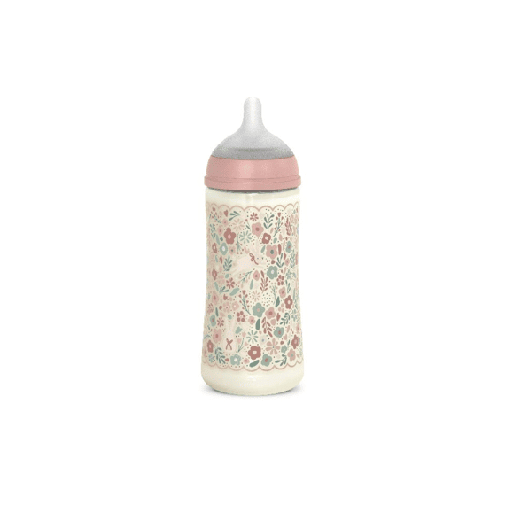 Suavinex Wonderland Fles 360ml Zuigspeen SXpro L Liberty Roze