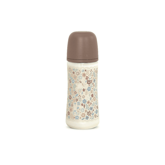 Suavinex Wonderland Fles 360ml Zuigspeen SXpro L Liberty Bruin