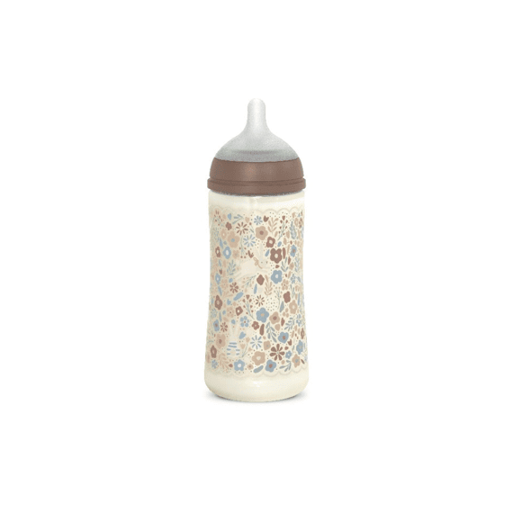 Suavinex Wonderland Fles 360ml Zuigspeen SXpro L Liberty Bruin