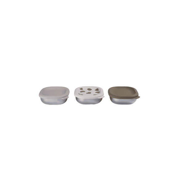Beaba Rvs Snack Doosjes Multi-use X3 - Biglove