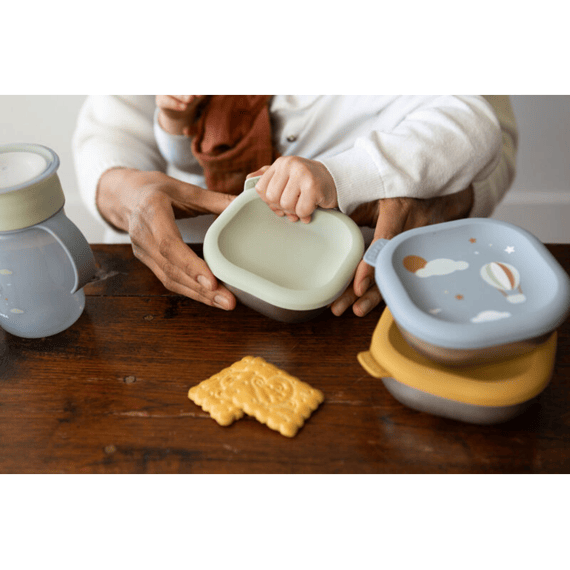 Beaba Rvs Snack Doosjes Multi-use X3 - Adventure
