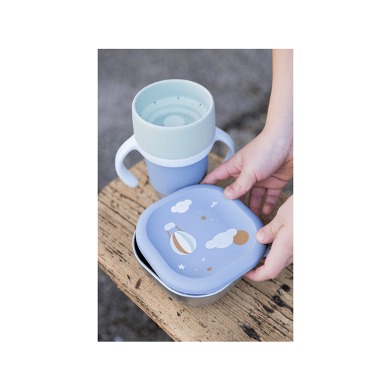 Beaba Rvs Snack Doosjes Multi-use X3 - Adventure