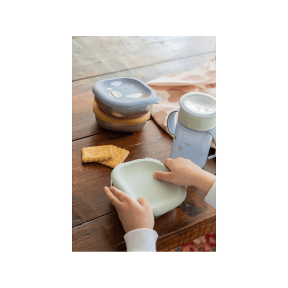 Beaba Rvs Snack Doosjes Multi-use X3 - Adventure
