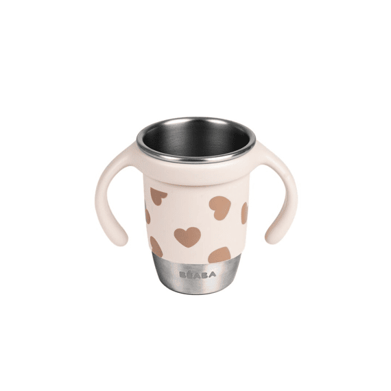 Beaba Rvs Leerbeker Click & Drink Biglove
