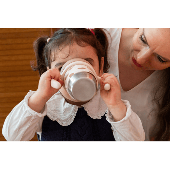 Beaba Rvs Leerbeker Click & Drink Biglove