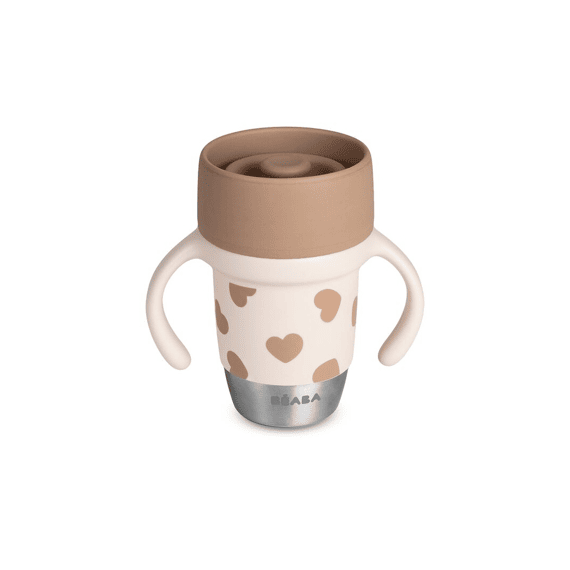 Beaba Rvs Leerbeker Click & Drink Biglove