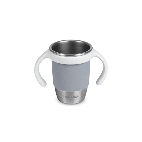 Beaba Rvs Leerbeker Click & Drink Kiezel