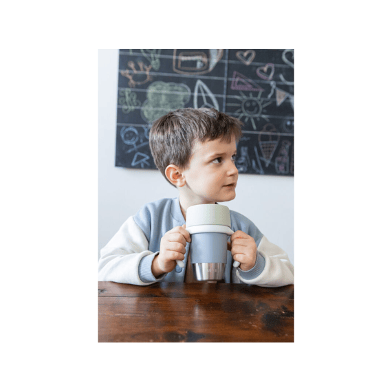 Beaba Rvs Leerbeker Click & Drink Kiezel