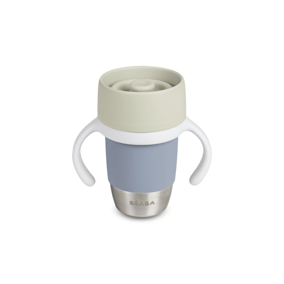Beaba Rvs Leerbeker Click & Drink Kiezel