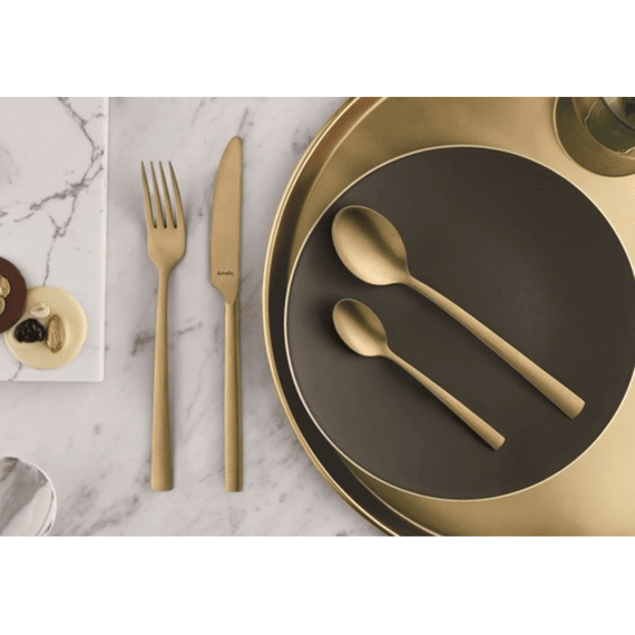 Amefa Manille Vintage Bestek 16-delig Mat Goud