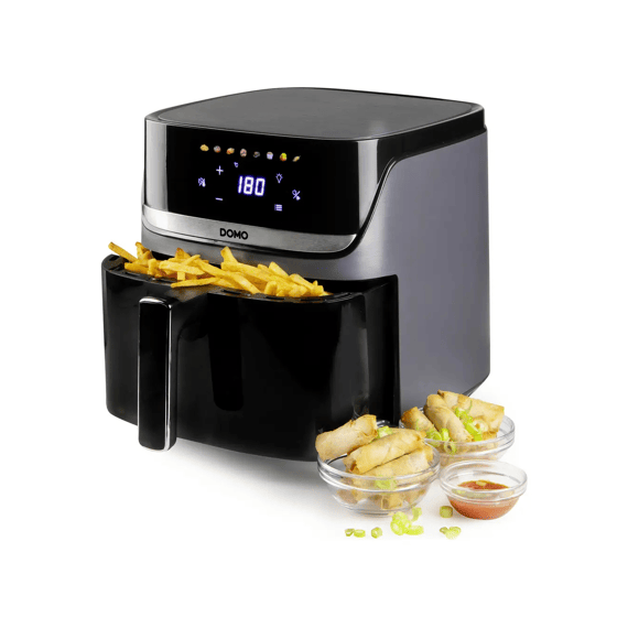 Domo Do551fr Airfryer 8l Metal Grey Duogrill
